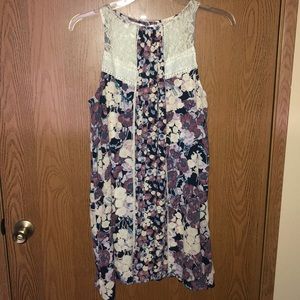 floral, lace dress
